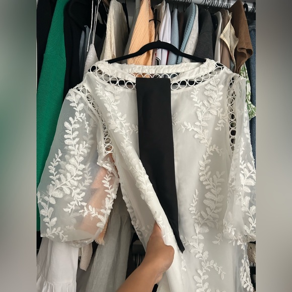 Zimmermann  Winsome Cinch Vine bow silk lace - Picture 3 of 5